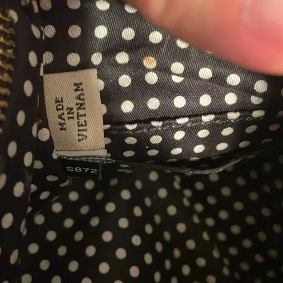 Kate Spade ♠️ black patent leather like material small crossbody - Picture 4 of 5